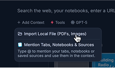 Import local Files